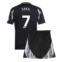 Camisa de time de futebol Arsenal Bukayo Saka #7 Replicas 2º Equipamento Infantil 2024-25 Manga Curta (+ Calças curtas)